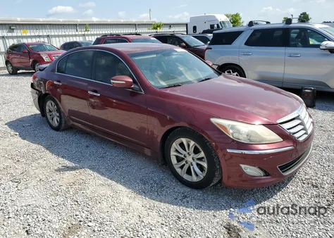 2012 Hyundai Genesis 3.8L z USA, uszkodzony, nr VIN KMHGC4DD5CU177940